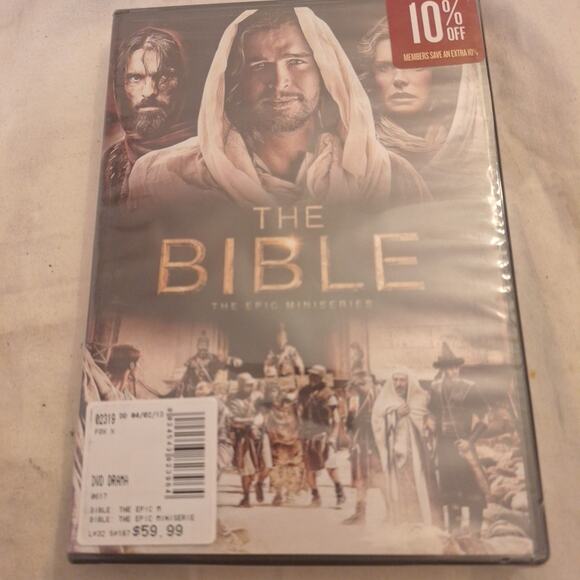 The Bible The Epic Miniseries 4 Disc Box Set 2007 New Factory Sealed - Picture 1 of 6